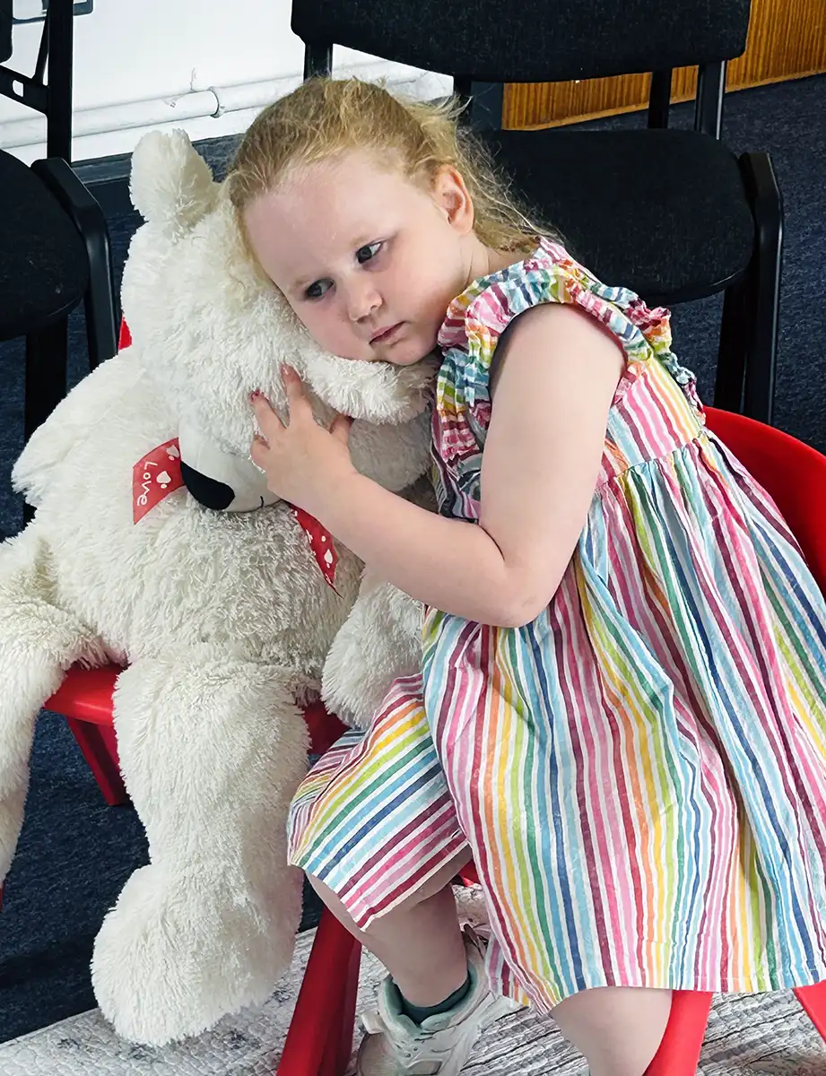 Fiadh Kelly at the Teddy Bear’s Picnic at Ardee Library