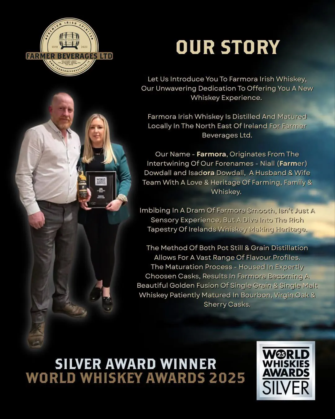 Niall and Isadora Dowdall of Farmer Beverages Ltd