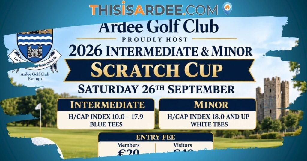 Ardee Golf Club Intermediate & Minor Scratch Cup 2026