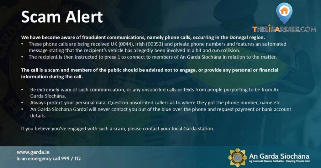 Gardaí Issue Urgent Scam Alert Over Fake Hit-and-Run Calls