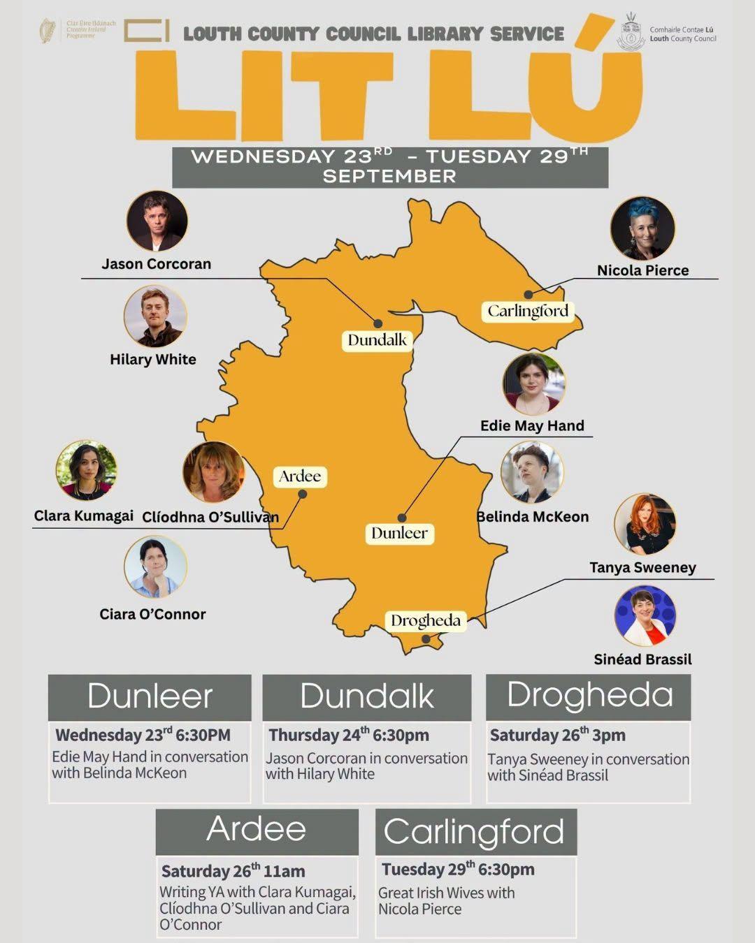 Lit Lú Literary Festival 2026 Programme Poster